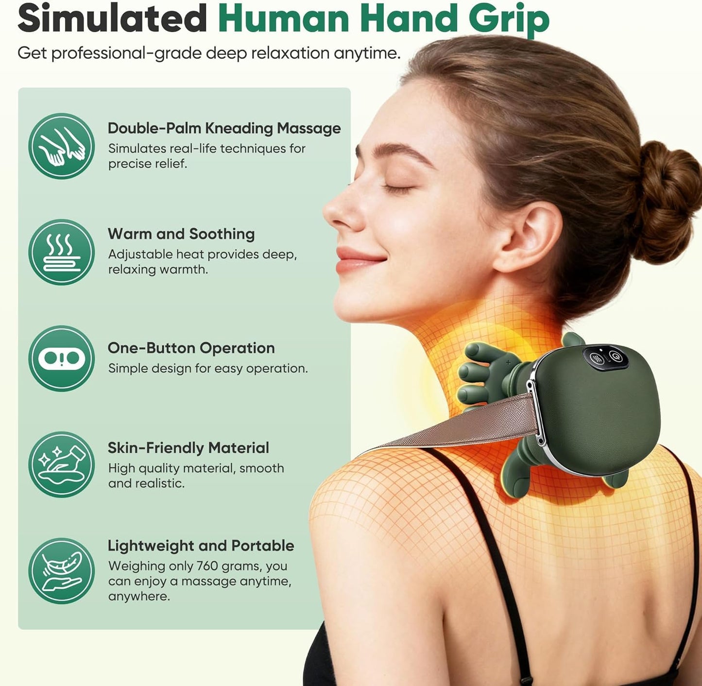 RelieveX 3D Bionic Massager for Deep Body Pain Relief